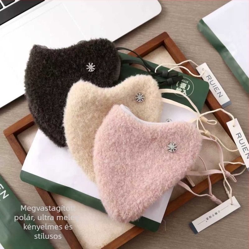 Nylon meleg maszk, fülhurokkal, uniszex, őszi–téli szezon, lélegző