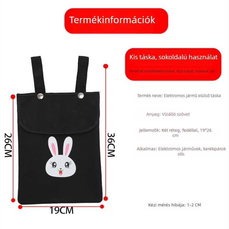 Első kerékpár táska, vízálló Oxford anyag, közepes kapacitás, Jin Zhao