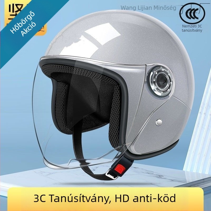 Téli ABS fél sisak elektromos kerékpárhoz, uniszex, Gb811-2022b tanúsított, 3C 2022010907447750