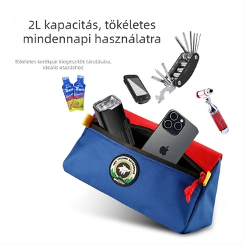 Vízálló háromszög alakú kerékpár táska – 2L kapacitás, poliészter, wolfilist