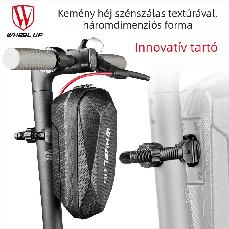 Kerékpár kormánytáska EVA anyagból, 3L kapacitás, vízálló, gyors szétszerelés, WHEEL UP