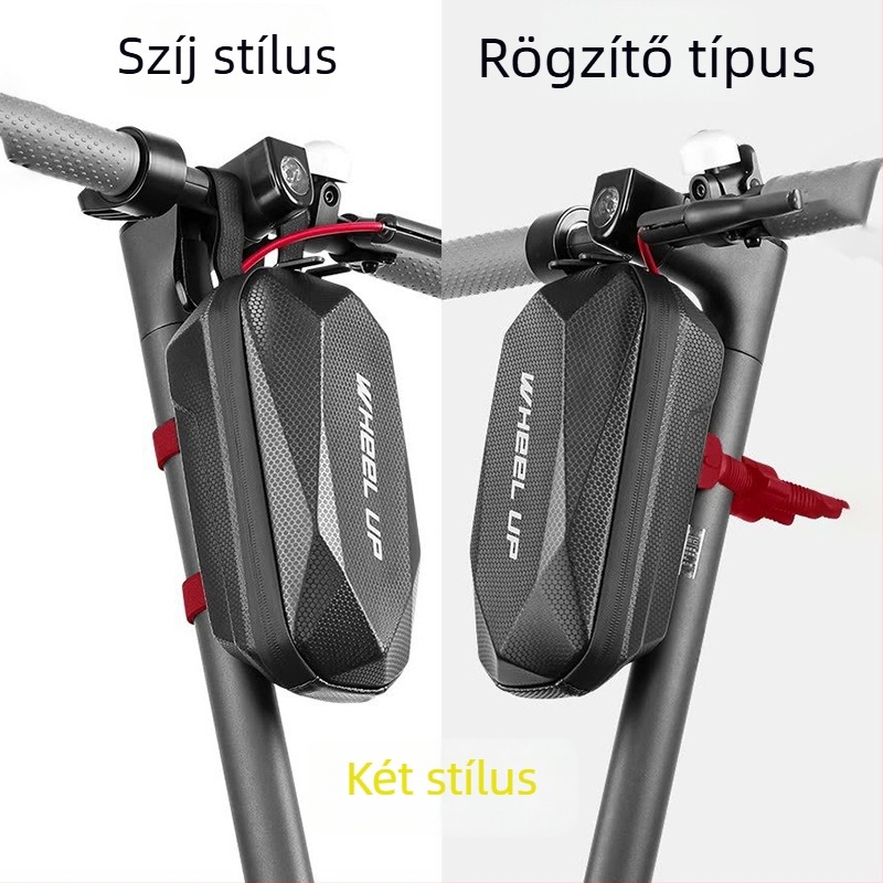 Kerékpár kormánytáska EVA anyagból, 3L kapacitás, vízálló, gyors szétszerelés, WHEEL UP