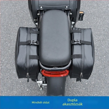 E-kerékpár oldaltáska, hátsó akasztós rekesz, univerzális, nagy kapacitású