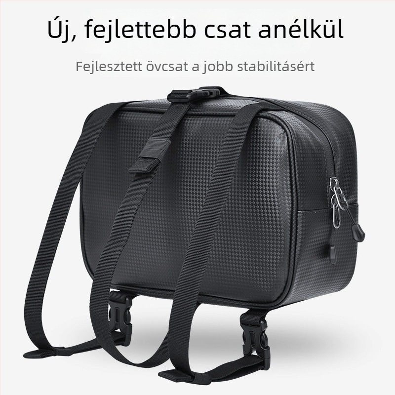 E-kerékpár oldaltáska, hátsó akasztós rekesz, univerzális, nagy kapacitású