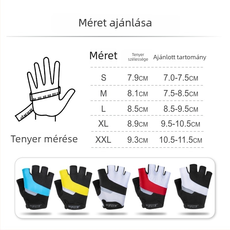 Kerékpáros kesztyűk - Nylon, Batfox/Bat civet, Felnőtt, Uniszex