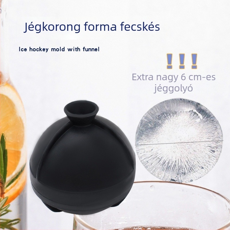 EHUNT szilikon jéggolyó forma whiskys koktélokhoz, 90 ml kapacitás, nyomtatott logó, testreszabható