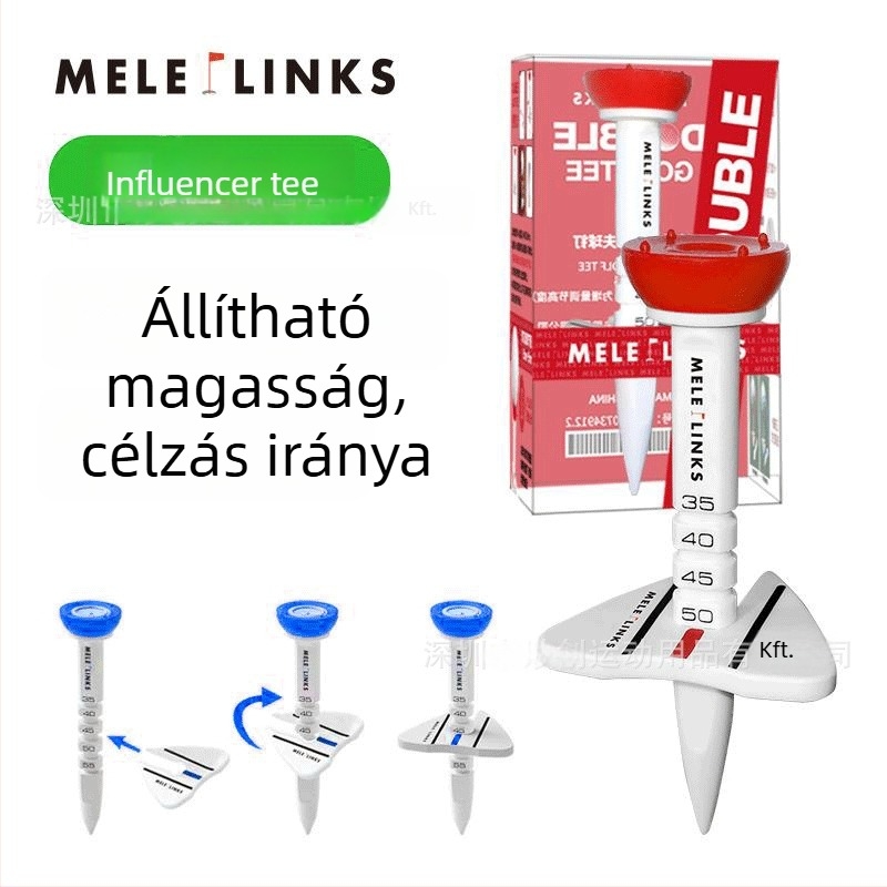 GVOVLVF Golf-tejek állítható magasságú irányjelzőkkel, műanyag edzéskiegészítők