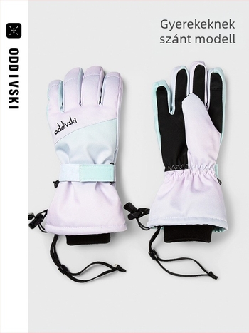 oddivski Gyerek síkesztyűk – vízálló és szélálló, fleece béléssel, külső Oxford anyag, belső poliészter bélés, 20000-es vízállósági érték