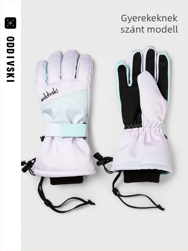 oddivski Gyerek síkesztyűk – vízálló és szélálló, fleece béléssel, külső Oxford anyag, belső poliészter bélés, 20000-es vízállósági érték