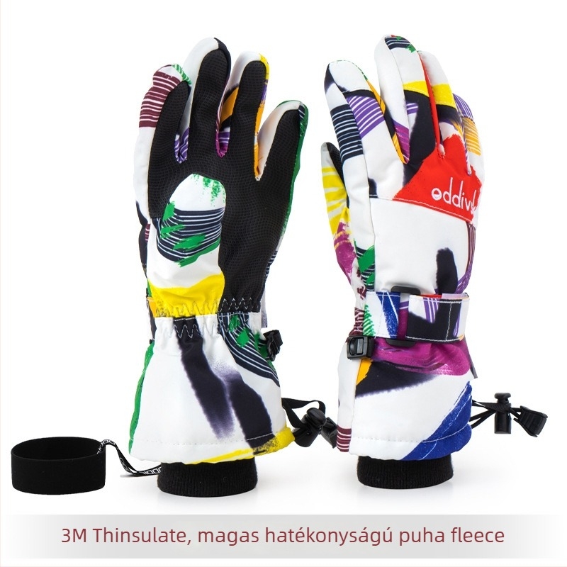 oddivski Gyerek síkesztyűk – vízálló és szélálló, fleece béléssel, külső Oxford anyag, belső poliészter bélés, 20000-es vízállósági érték