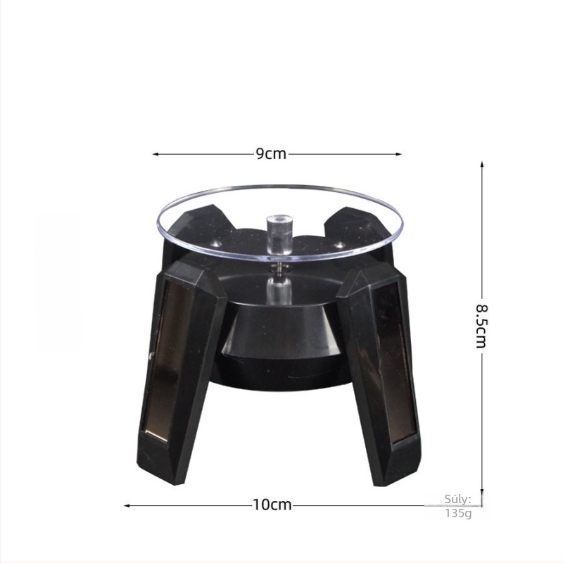 Egyszemélyes ékszerkijelző állvány, PP anyag, akril burkolat, sík kijelző, ókori stílus