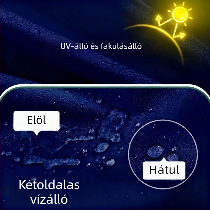 Körkörös kültéri ülőpárna pánttal, vízálló és UV-álló, csúszásmentes