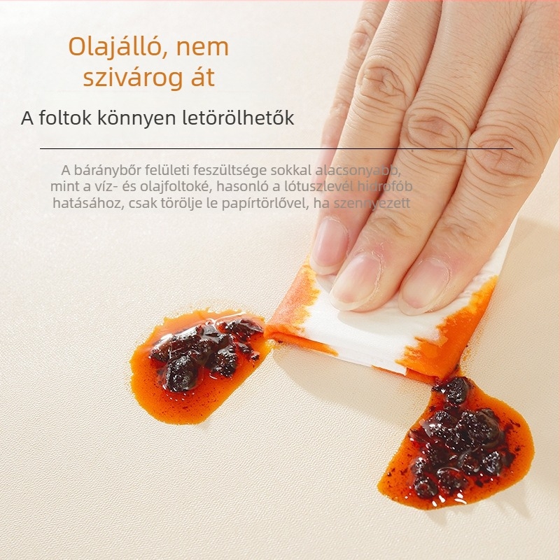 Fehér PVC asztalterítő, téglalap alakú, vízálló és olajálló, mosás nélküli, bohémi stílusú, egyszínű.
