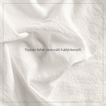 Fehér texturált pamut asztalterítő, háttér étel fotózásához, rekvizit a flat lay-hoz