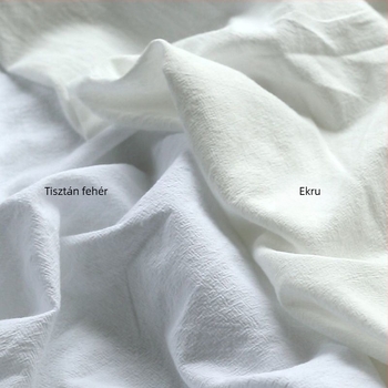 Fehér texturált pamut asztalterítő, háttér étel fotózásához, rekvizit a flat lay-hoz