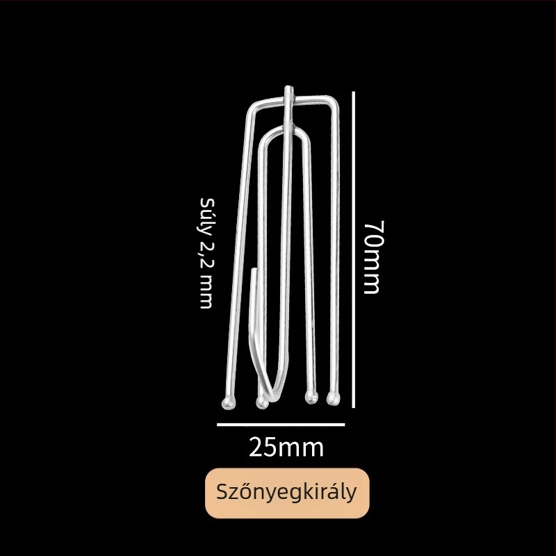 Függöny kiegészítők — elektromosan galvanizált négykarú kampó függönyökhöz; Modell: Electroplated four-Claw hook; Anyag: Electroplating; Függönytípus: Minden típus; Márka: Weiye