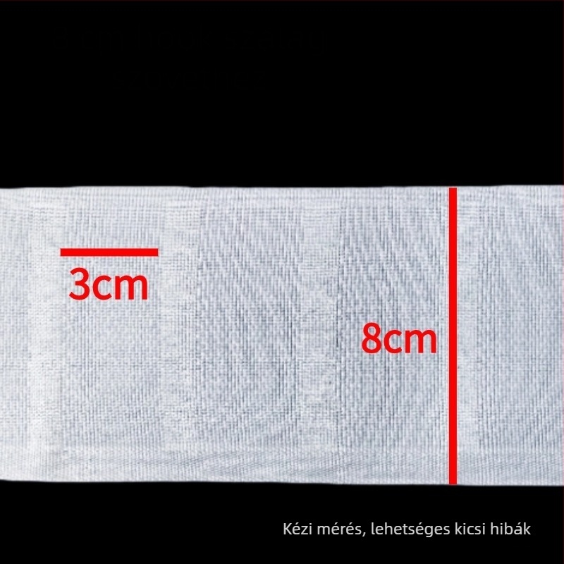 Függönycsík, perforált poliészter/pamut, koreai összecsukható textil, anti-rebound, öregedés- és UV-álló, kettős használat