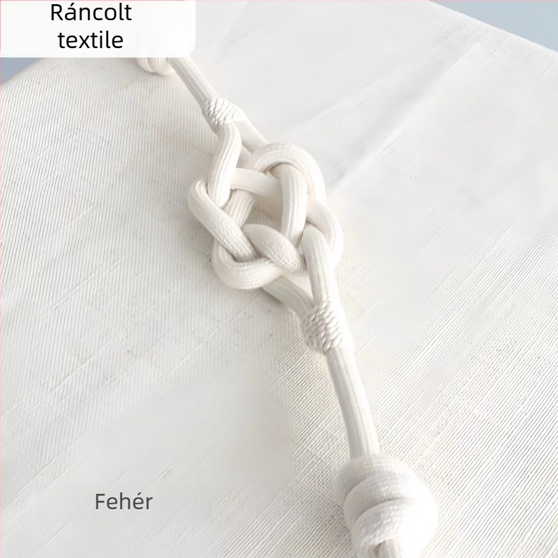 Függönyzsinórok - kézzel szőtt pamut-len, modern minimalista stílus, testreszabható, magáncímke elérhető