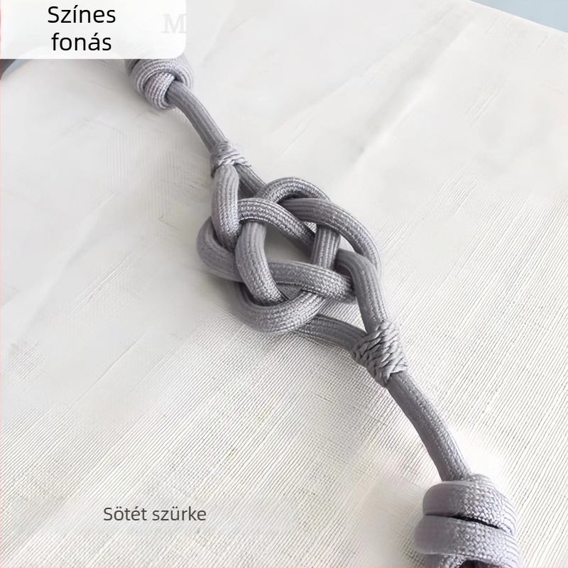 Függönyzsinórok - kézzel szőtt pamut-len, modern minimalista stílus, testreszabható, magáncímke elérhető