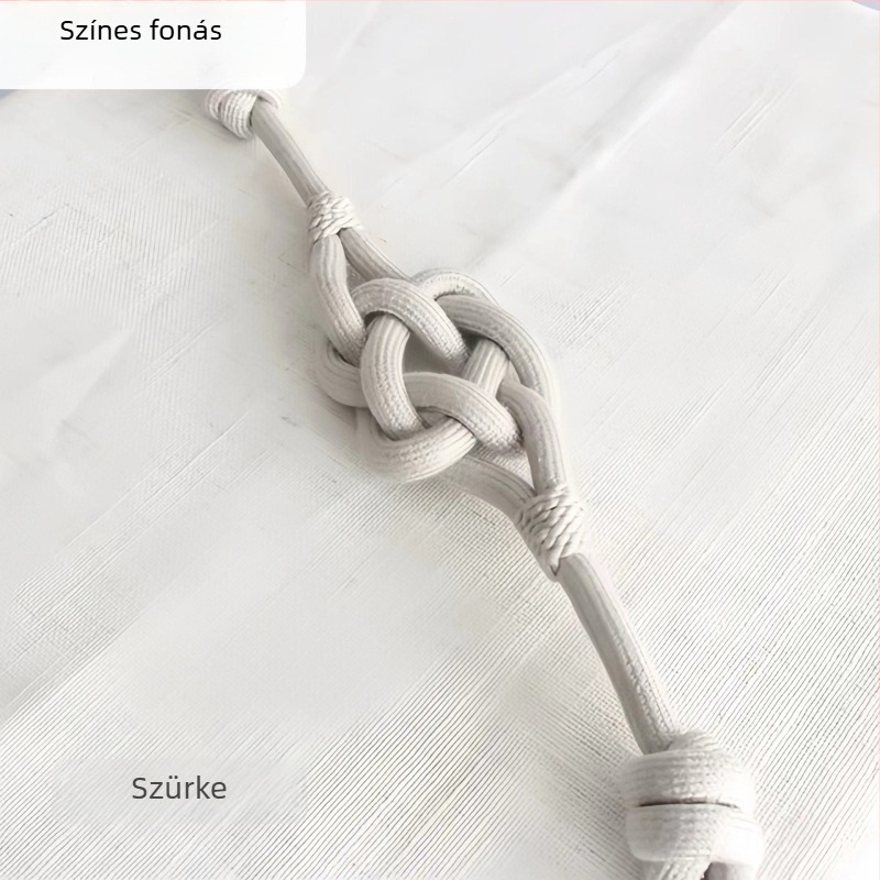 Függönyzsinórok - kézzel szőtt pamut-len, modern minimalista stílus, testreszabható, magáncímke elérhető