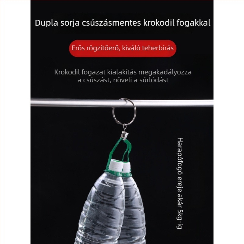 Függönygyűrűk klipszekkel – vasból, modern minimál stílus, a függöny felakasztásához