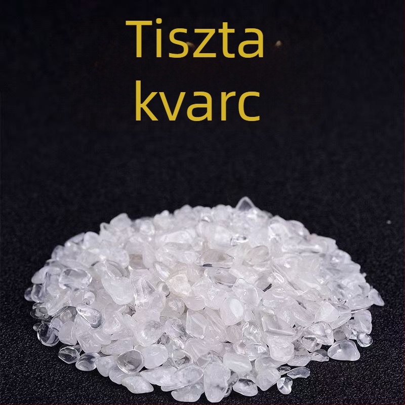Természetes öt elem kristály kavics, színes nyers kövek akváriumi dekorációhoz