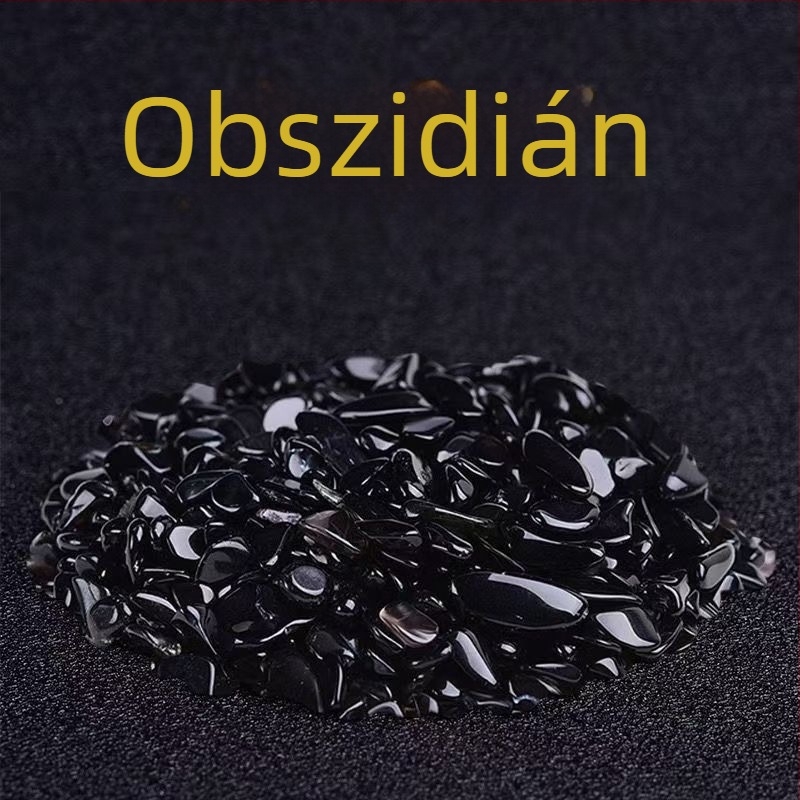 Természetes öt elem kristály kavics, színes nyers kövek akváriumi dekorációhoz