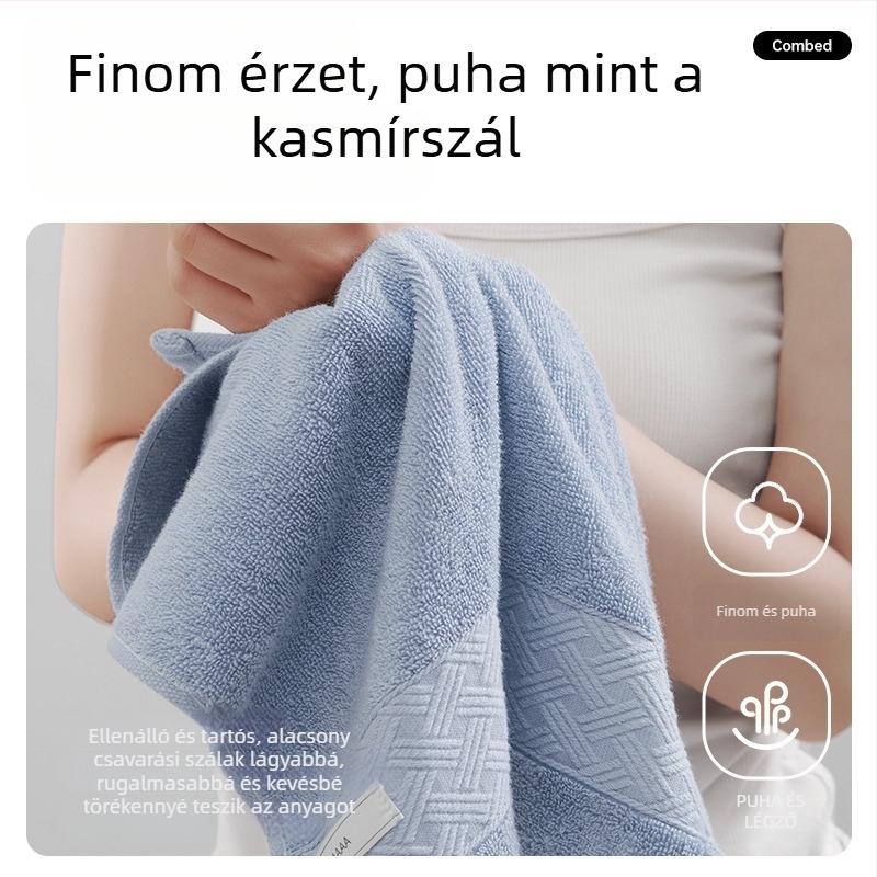 Pamut antibakteriális arc törlő, 32s fonal, sima szövés, súly 80–100 g