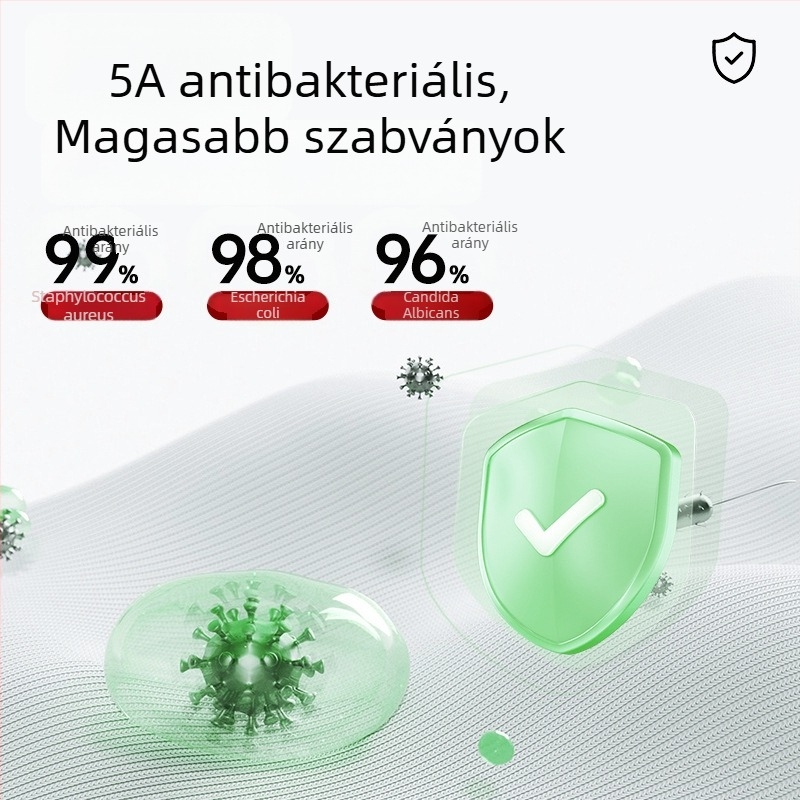 Pamut antibakteriális arc törlő, 32s fonal, sima szövés, súly 80–100 g