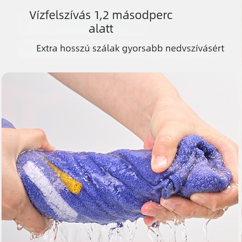 King Shore 7A Antibakteriális arc törölköző, 100% pamut, 18×2 fonal, hímzés és hajtás, 80–100 g