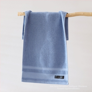 Thousand Bamboo 100% pamut arc törölköző, Xinjiang pamut, 100-120 g, szegélyezés és jacquard, testreszabható