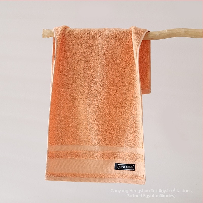Thousand Bamboo 100% pamut arc törölköző, Xinjiang pamut, 100-120 g, szegélyezés és jacquard, testreszabható