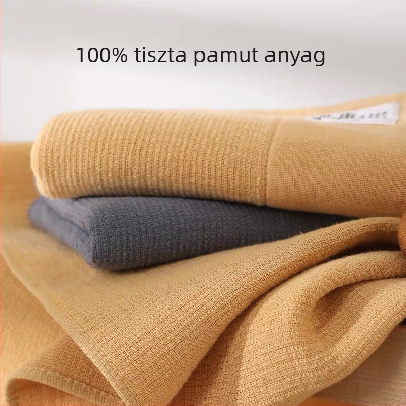 Pamut fürdőlepedő, 32s fonal, sík szövés, tömeg legfeljebb 100 g