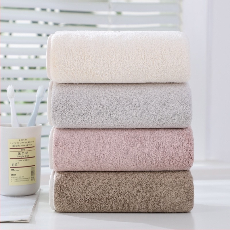 Youjiaya arc-törölköző korall fleece anyagból, sima szövés, 100D, súly 50-80 g