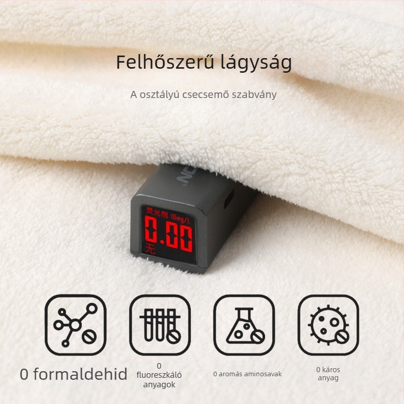Drizzle antibakteriális korall fleeces arctor hajtörölköző – puha, nedvszívó, bőrbarát háztartási törölköző