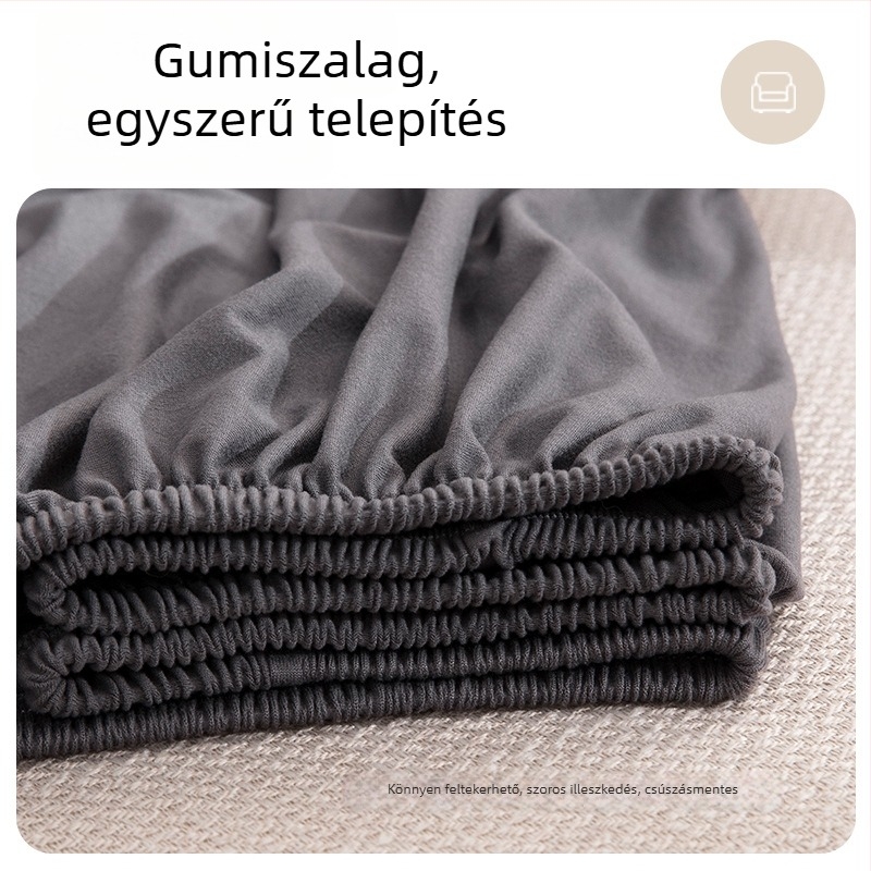 Egyszínű, minden évszakban használható rugalmas kanapéhuzat moduláris kanapéhoz, teljes lefedettséget biztosít otthoni használatra