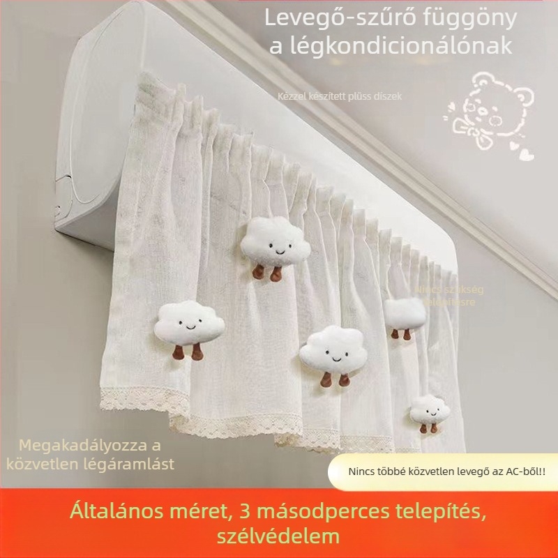 Légkondi fedél - Kimhome, Pamut és len anyag, Egyszerű stílus