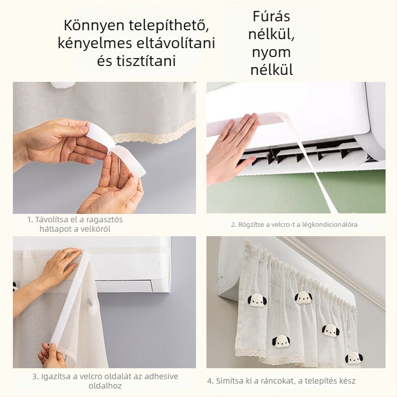 Légkondi fedél - Kimhome, Pamut és len anyag, Egyszerű stílus