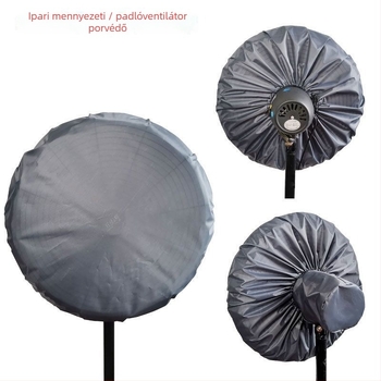 Oxford anyagú ventillátor porvédő, szarv alakú dizájn