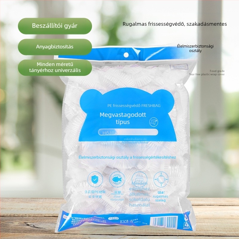 Egyszer használatos PE ételfólia fedők – Anti-odor, Élelmiszer-minőség, Szigetelés és Porszűrés Gyümölcsök és Zöldségek számára, 2023