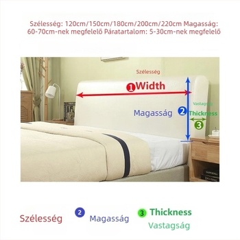 Lazy Worm ágyfejfedél — felhőérzetű velúr, csúszásmentes rugalmas pánt, porvédő a hátsó részhez, modern minimalista stílus, testreszabható