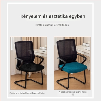 Irodai szék huzat polár fleece anyagból, minimalist stílus, csillaglánc mintázat, kopásálló, macskakarcolás elleni védelem