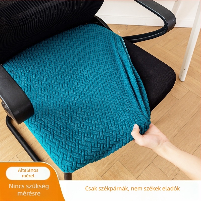Irodai szék huzat polár fleece anyagból, minimalist stílus, csillaglánc mintázat, kopásálló, macskakarcolás elleni védelem
