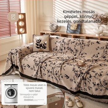 Chenille kanapévédő – francia vintage stílus, kiváló minőség, négy évszakos univerzális, macskakarcolás elleni védelem a szekcionált kanapéhoz.