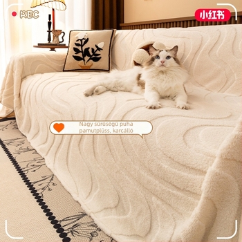 Flanel kanapévédő kombinált kanapéra, testreszabható, négy évszakos, modern minimalista stílusban