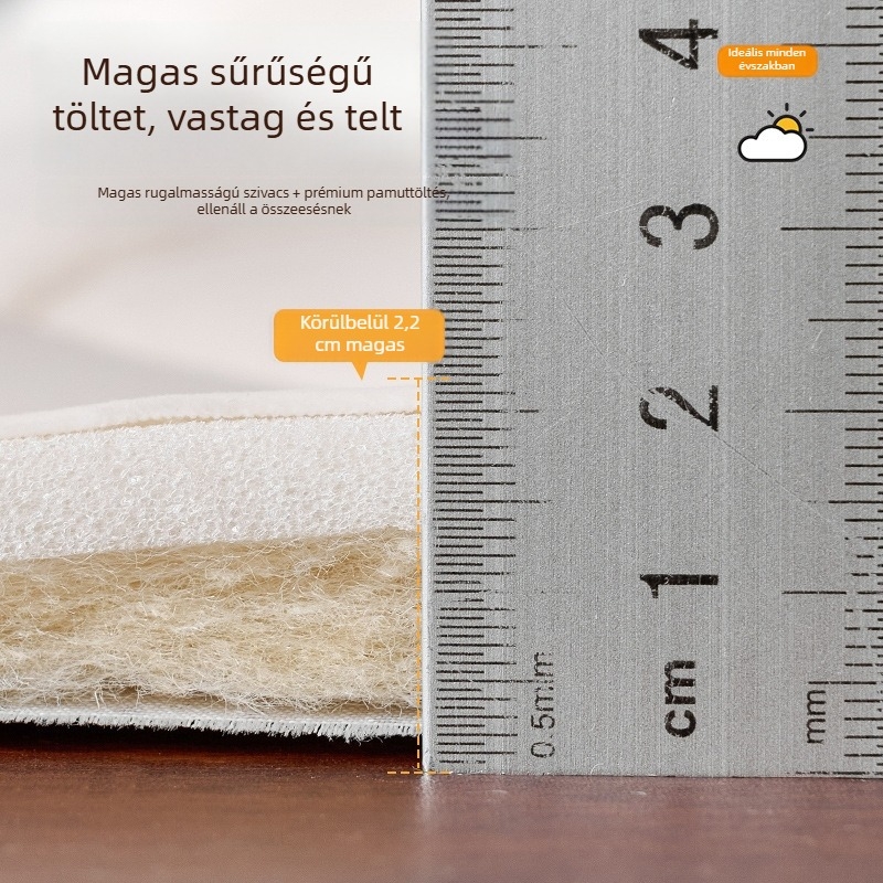 Kanapé párna – velúr, vastagított szivacs, csúszásmentes, foltálló, szekcionált kanapéhoz megfelelő