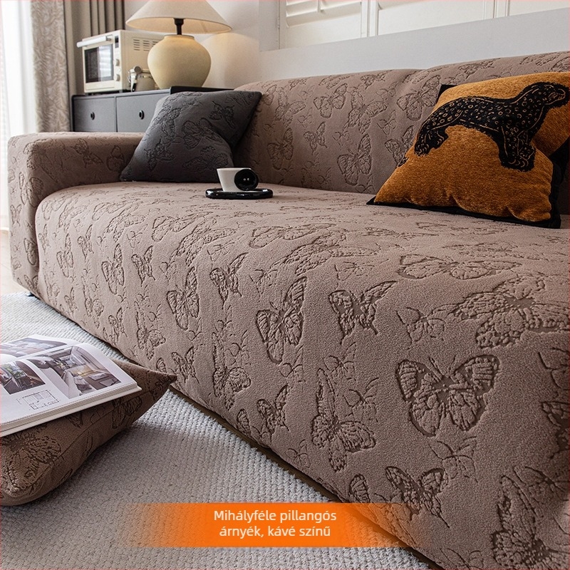 Négy évszakos univerzális rugalmas kanapévédő huzat – csúszásmentes, macskakarcolás elleni; poliészter; modern stílus; általános kanapé típus; mintázat 911890181