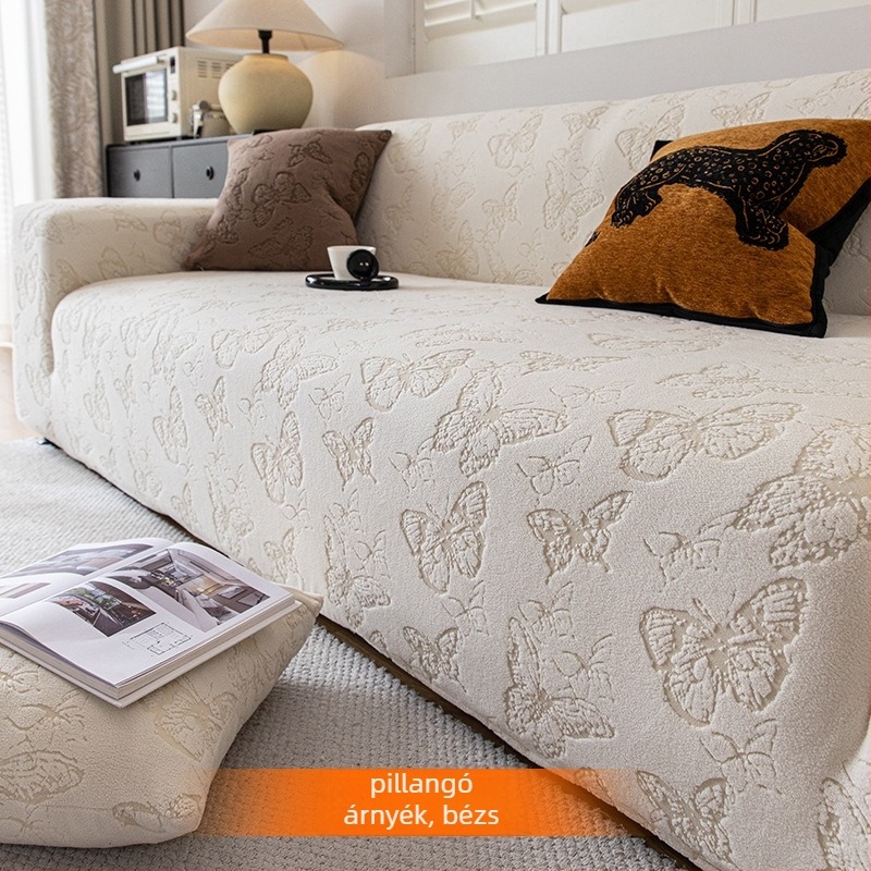 Négy évszakos univerzális rugalmas kanapévédő huzat – csúszásmentes, macskakarcolás elleni; poliészter; modern stílus; általános kanapé típus; mintázat 911890181