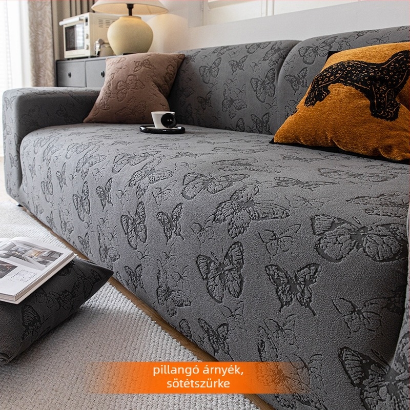 Négy évszakos univerzális rugalmas kanapévédő huzat – csúszásmentes, macskakarcolás elleni; poliészter; modern stílus; általános kanapé típus; mintázat 911890181