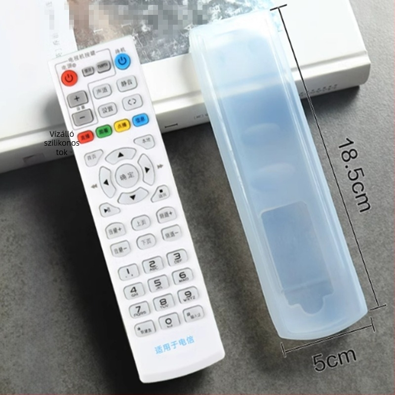 Silikon távirányítóvédő, egyszerű és modern dizájn; kompatibilis a China Telecom IPTV set-top box távirányítójával